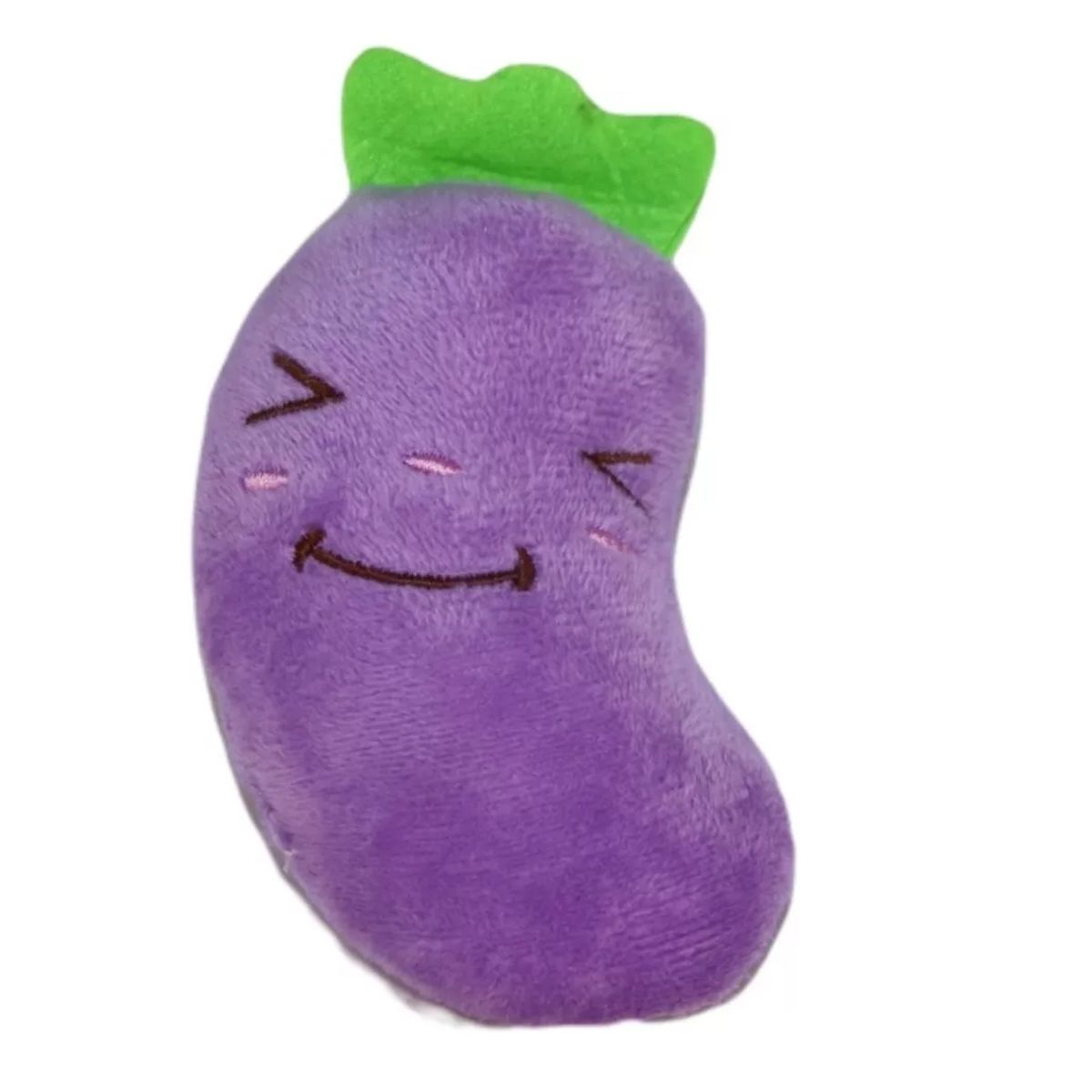 GENERICO - Peluche Para Mascota Sonoro De Forma De Berenjena Lila