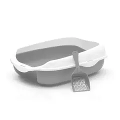 GENERICO - Arenero Grande Para Gatos Bandeja Sanitaria Para Gato.