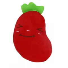 GENERICO - Peluche Para Mascota Sonoro De Forma De Berenjena Roja