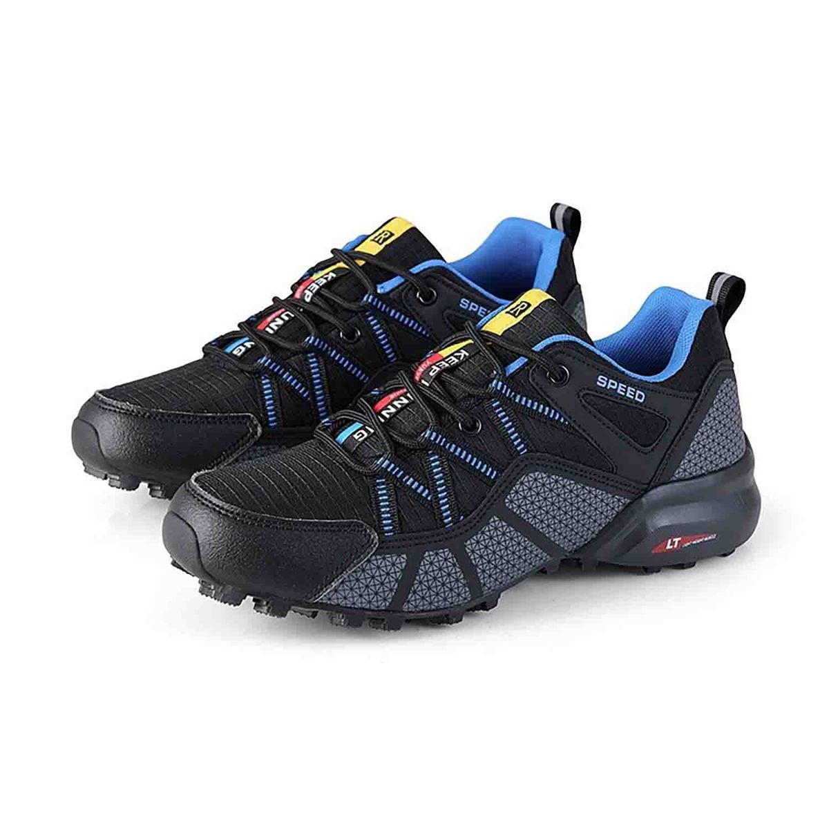KEEJOIN - Zapatillas caminar al aire libre impermeable comfortable casual Oxford