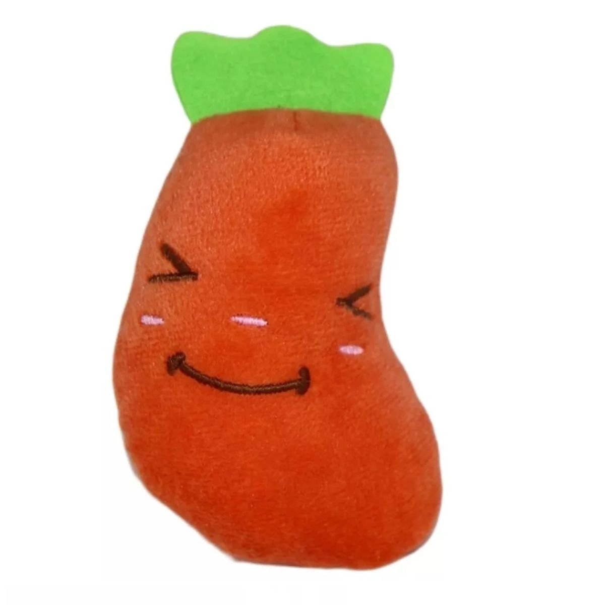 GENERICO - Peluche Para Mascota Sonoro De Forma De Berenjena Naranja