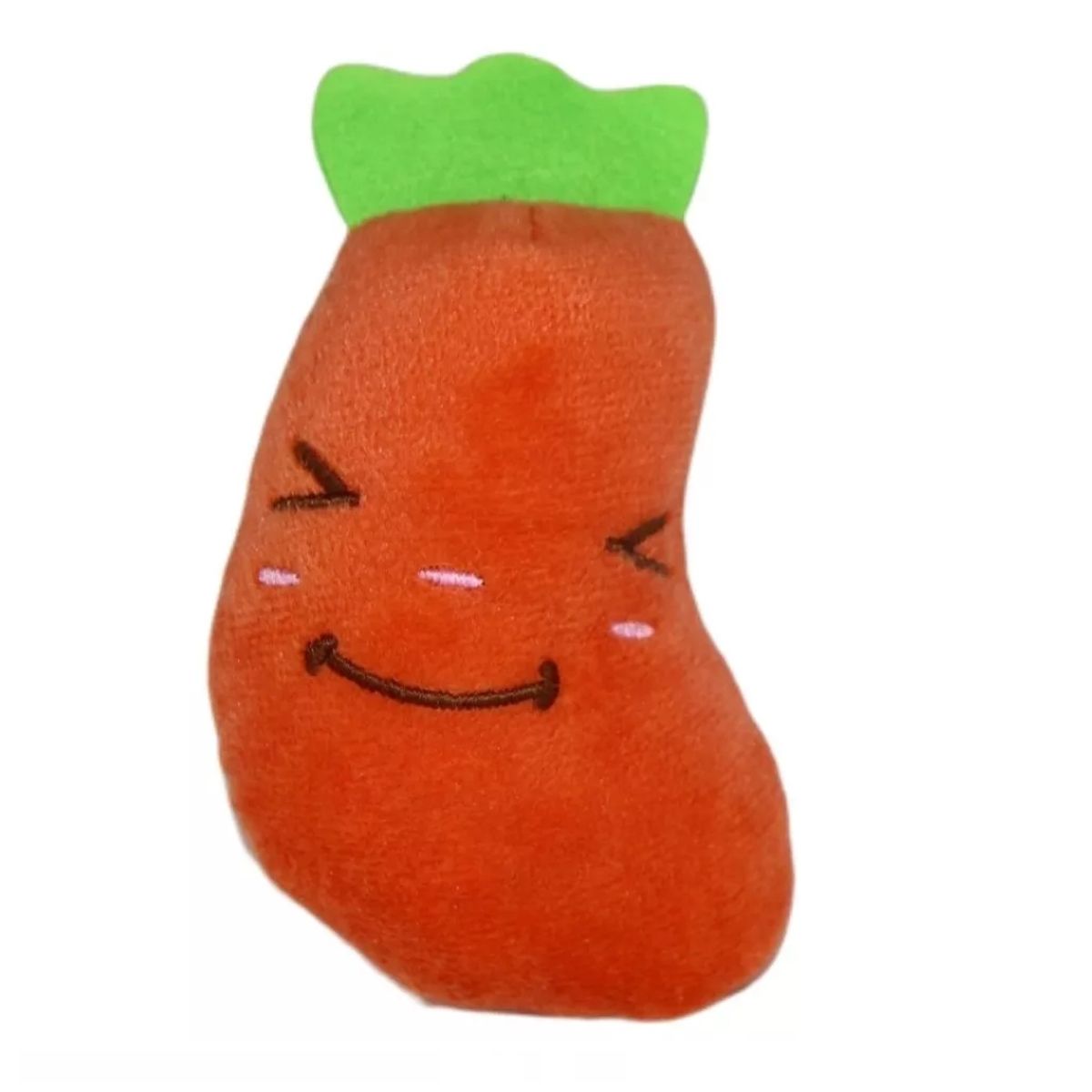 GENERICO - Peluche Para Mascota Sonoro De Forma De Berenjena Naranja