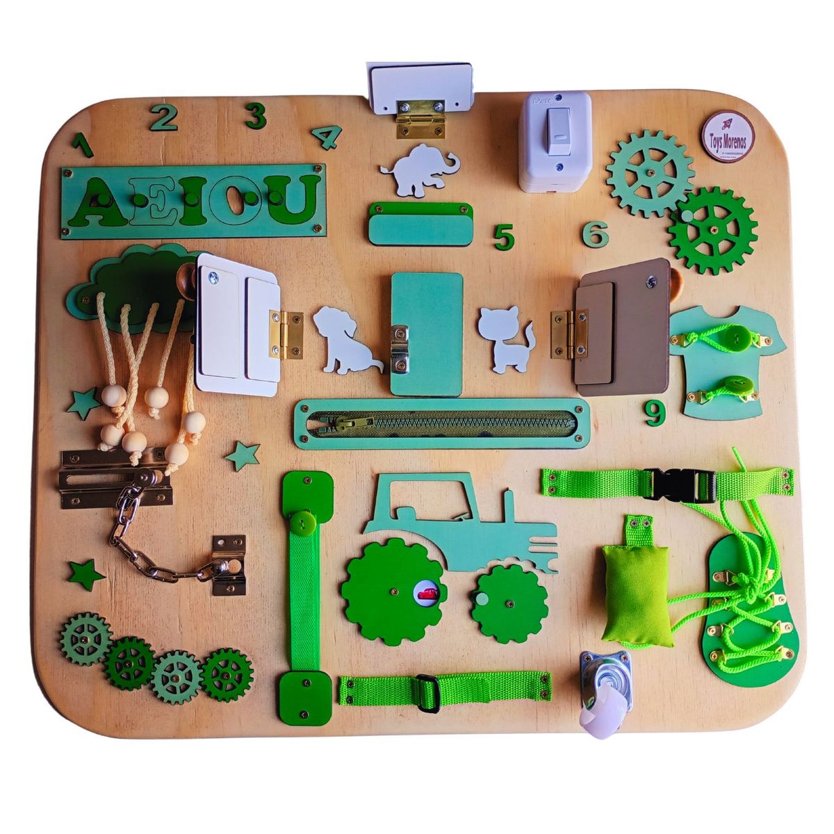 GENERICO - PANEL MONTESSORI SENSORIAL 50x60 cms