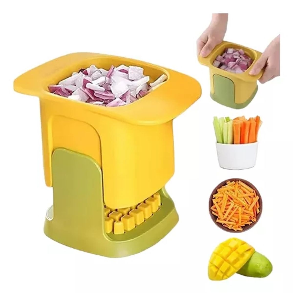 GENERICO - Cortador Picador De Verduras Y Frutas Manual