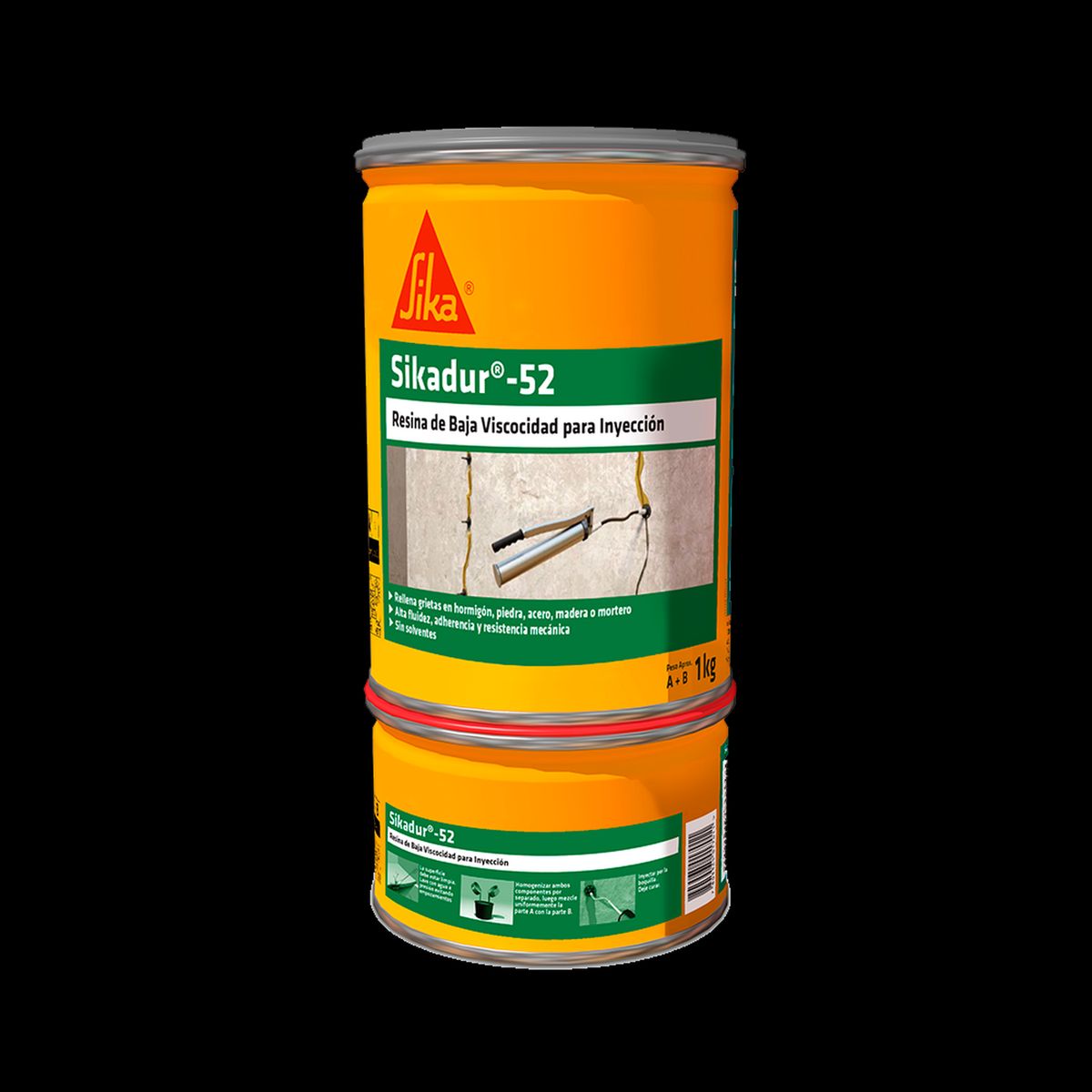 SIKA - SIKADUR 52 JUEGO 1 Kg - Epoxy de baja viscosidad para inyección