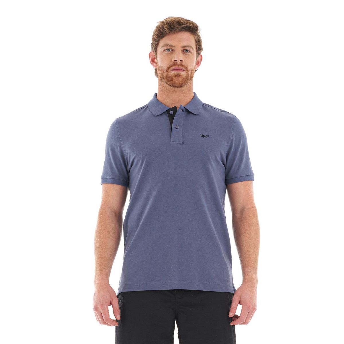 LIPPI - Polera Hombre First Class Elastic Polo Navy Lippi