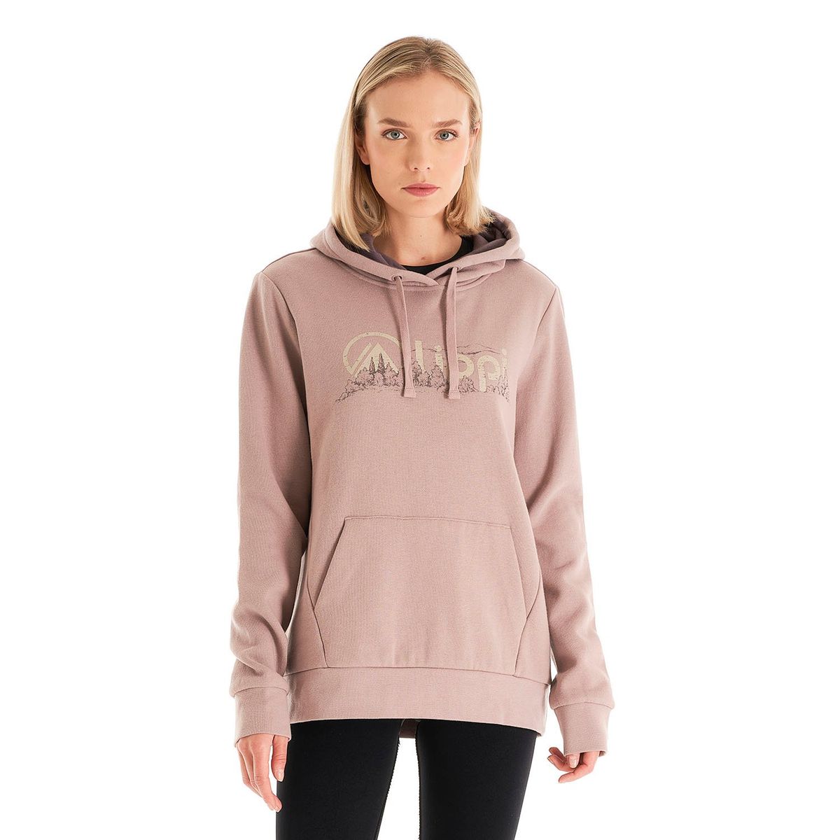 LIPPI - Poleron Mujer Insigne Hoody Sweatshirt Palo Rosa Lippi