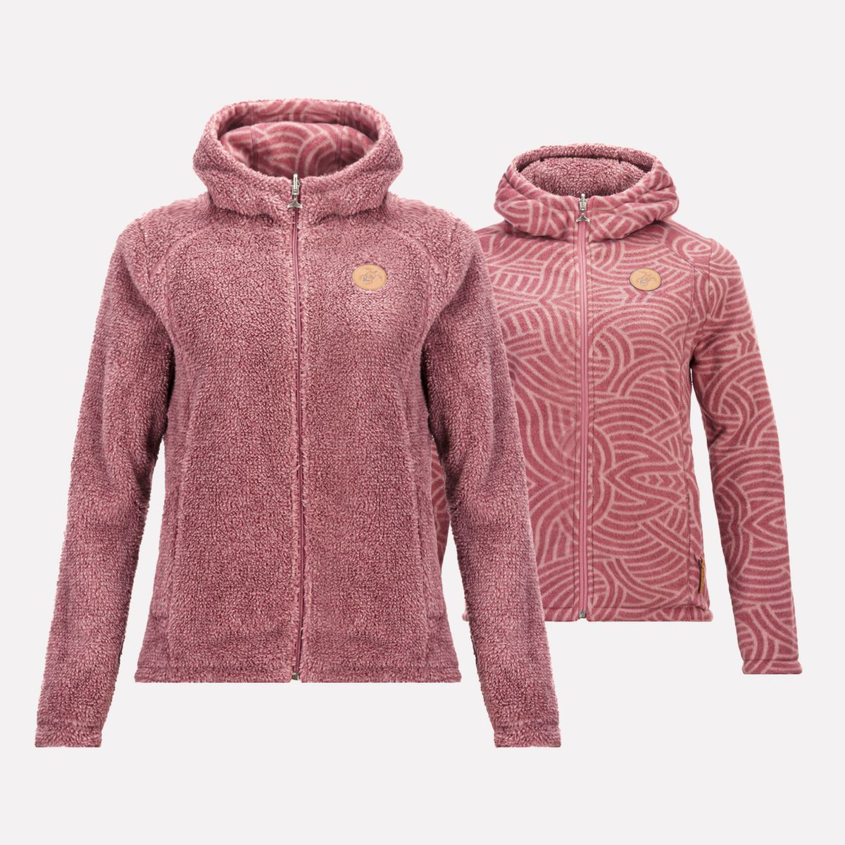 HAKA HONU - Chaqueta Mujer Bi-polar Palo Rosa Haka Honu