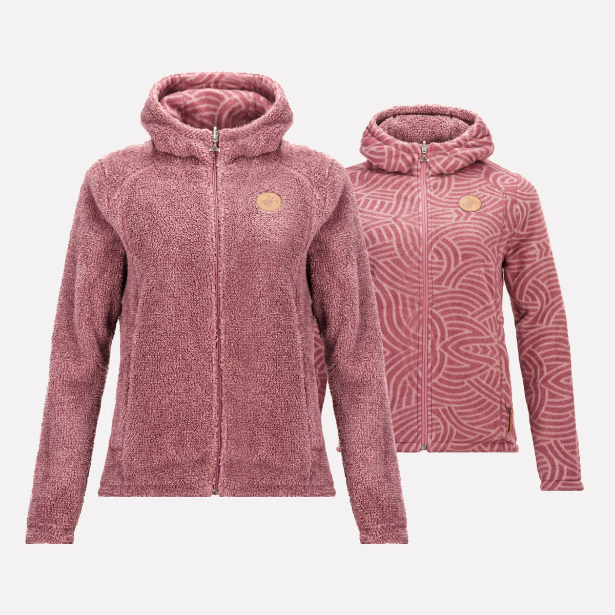 HAKA HONU - Chaqueta Mujer Bi-polar Palo Rosa Haka Honu