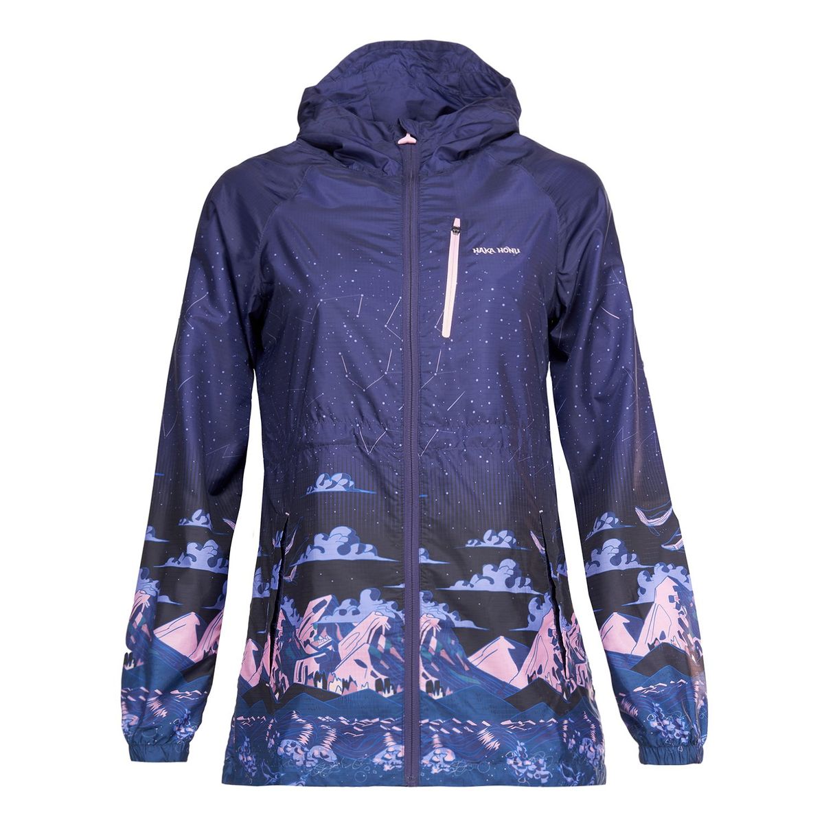 HAKA HONU - Chaqueta Mujer Aperrao Morado Haka Honu