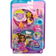 MATTEL - HKV34 POLLY POCKET SET DE JUEGO COMPACTO FLOTADOR DE