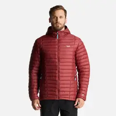 LIPPI - Chaqueta Hombre Peak Down Hoody Jacket Burdeo