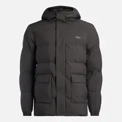 LIPPI - Chaqueta Hombre Long And Warm Steam Pro Hoody Jacket Negro