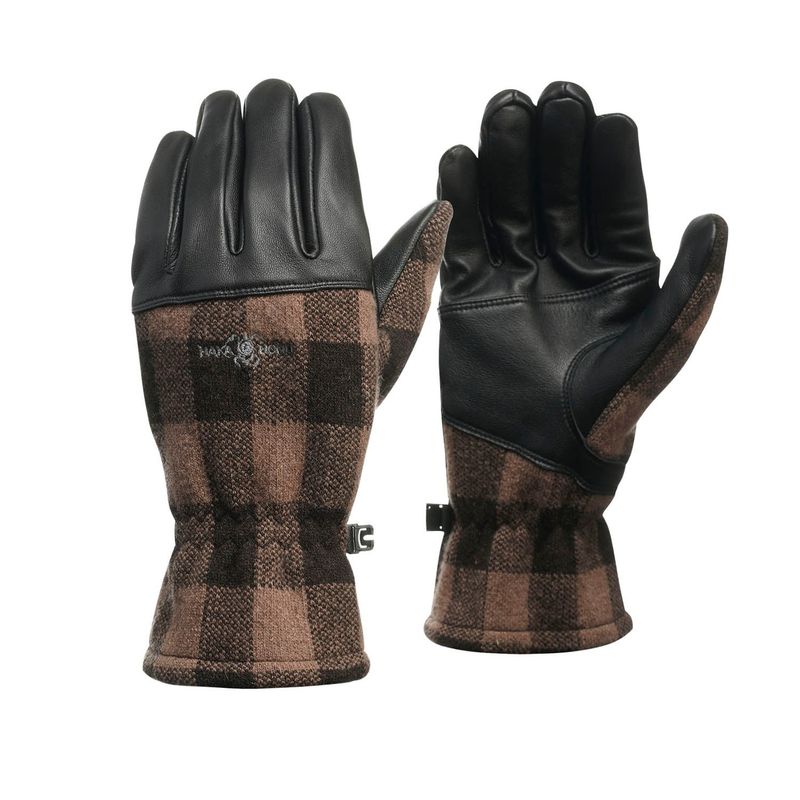HAKA HONU - Guante Hombre Bagual Merino Wool Cafe Mostaza Haka Honu