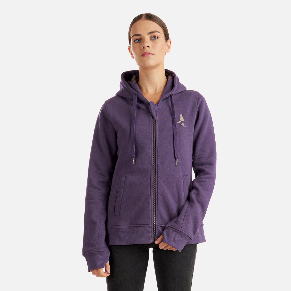 HAKA HONU - Poleron Mujer Ninja Violeta Haka Honu