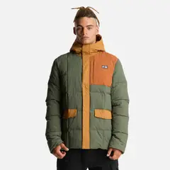 HAKA HONU - Chaqueta Hombre Aislado Verde Grisaceo