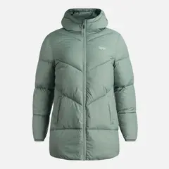 LIPPI - Chaqueta Mujer Long Line Steam Pro Hoody Jacket Verde Musgo