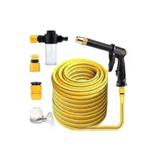 GENERICO - Pistola De Lavado Alta Presión Port+ 25 Mts Manguera Accesor