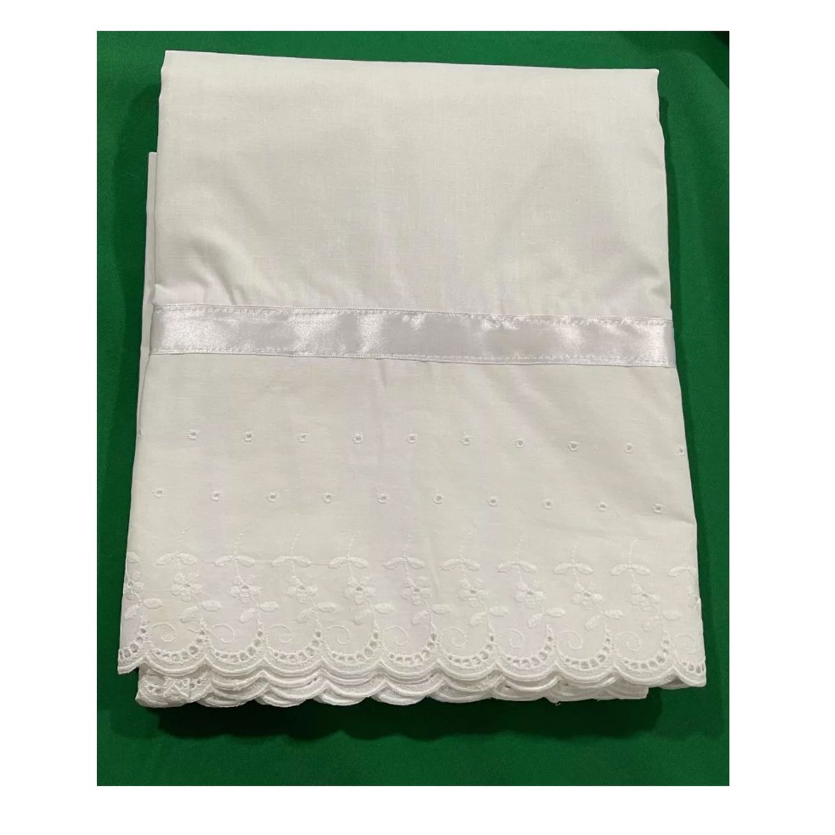 GENERICO - Faldón King Crea 144 Hilos Con Broderie