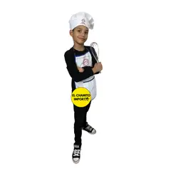 GENERICO - Delantal De Cocina Y Gorro De Chef Para Niños