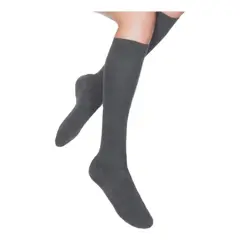 LOOK SHOP - Pack 3 Pares Calceta Escolar. Calceta Larga Colores. Gris