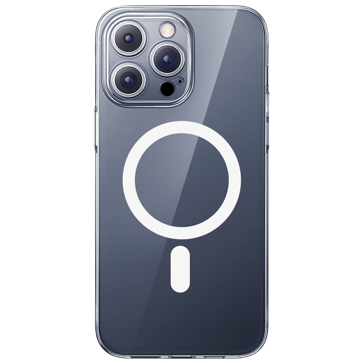 BASEUS - Carcasa Baseus Transparente Ultra Delgada MagSafe iPhone 15 Pro Max