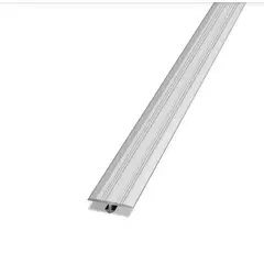VERONA - Perfil T Aluminio Cromo Mate Para Pisos Vinilicos