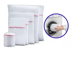 GENERICO - Set De 6 Bolsas Malla Para Lavar Ropa Delicada Lavadora