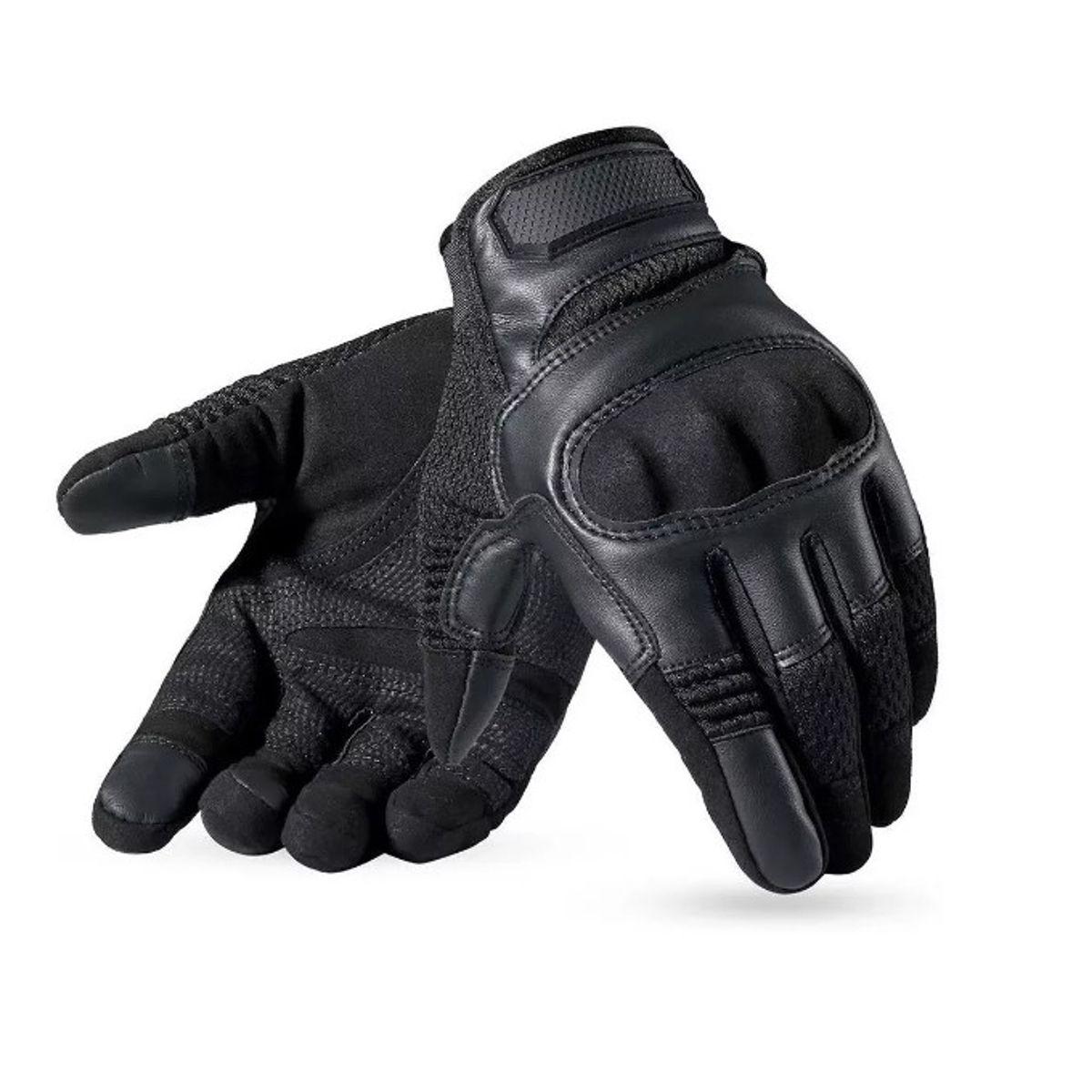GENERICO - Guantes Cuero Para Moto Con Protecciónes De Pantalla Táctil