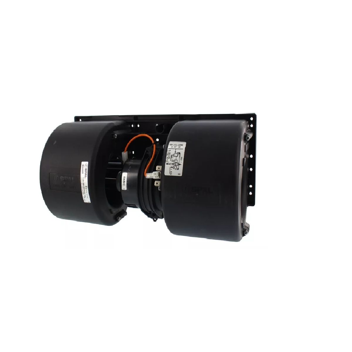AMERICAN AIR - SOPLADOR DE AC DOBLE EJE SPAL 006-A45B-22 12V
