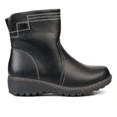 THUNDER BLUE - Botín Mujer Negro Fiorella