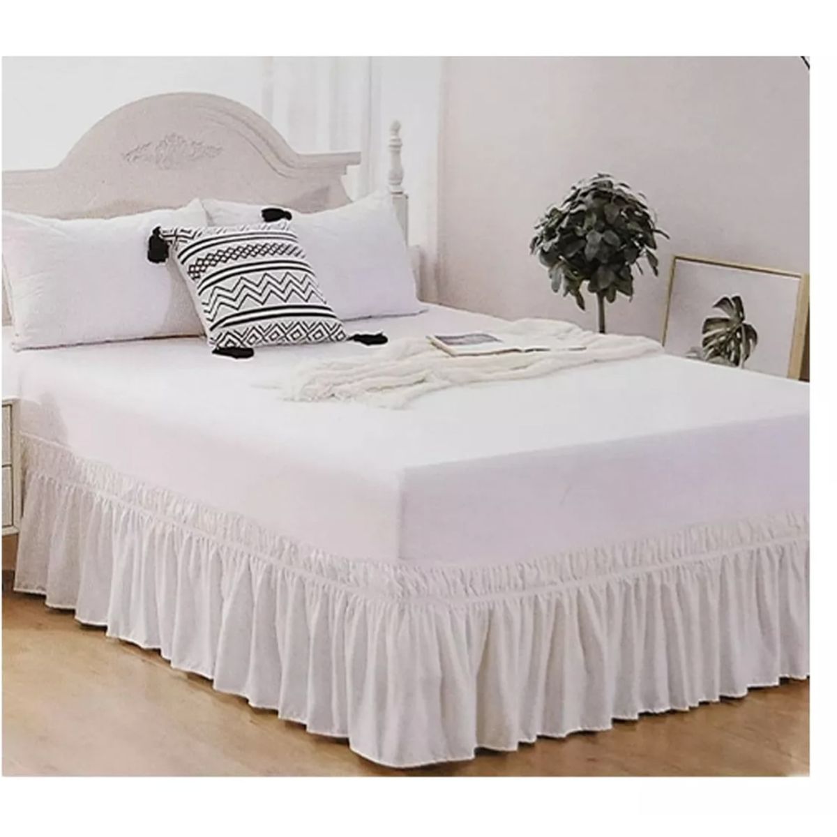 GENERICO - Faldon Para Cama  (king) Elasticado