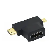 ULINK - Adaptador HDMI mini micro HDMI 1080p macho a HDMI hembra