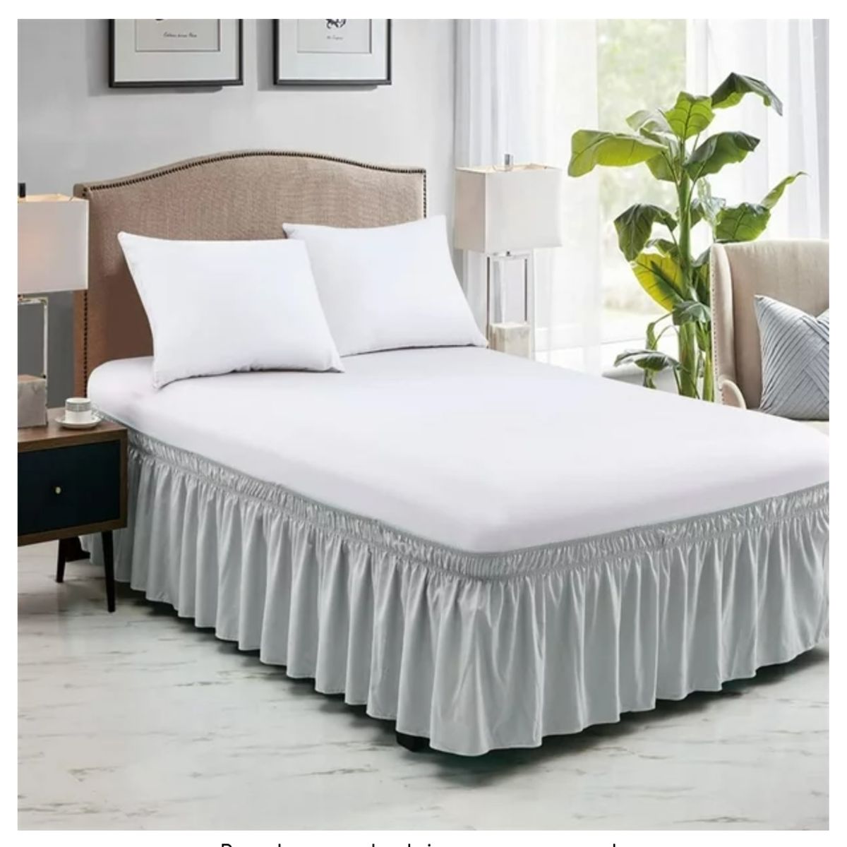 GENERICO - Faldon Para Cama  (king) Elasticado Colores