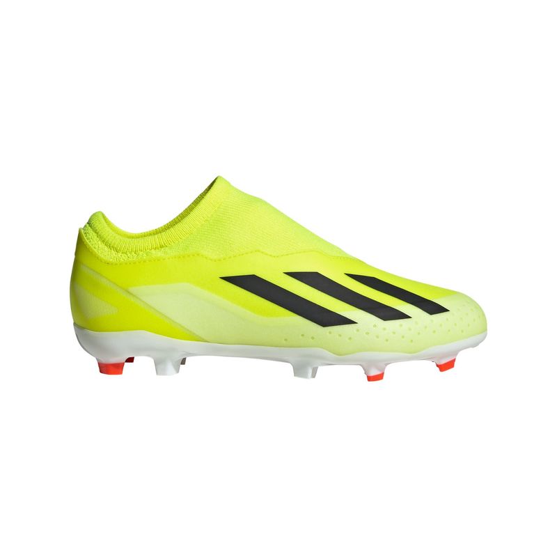 ADIDAS - Zapatos de fútbol X Crazyfast League Terreno Firme Sin Cordones