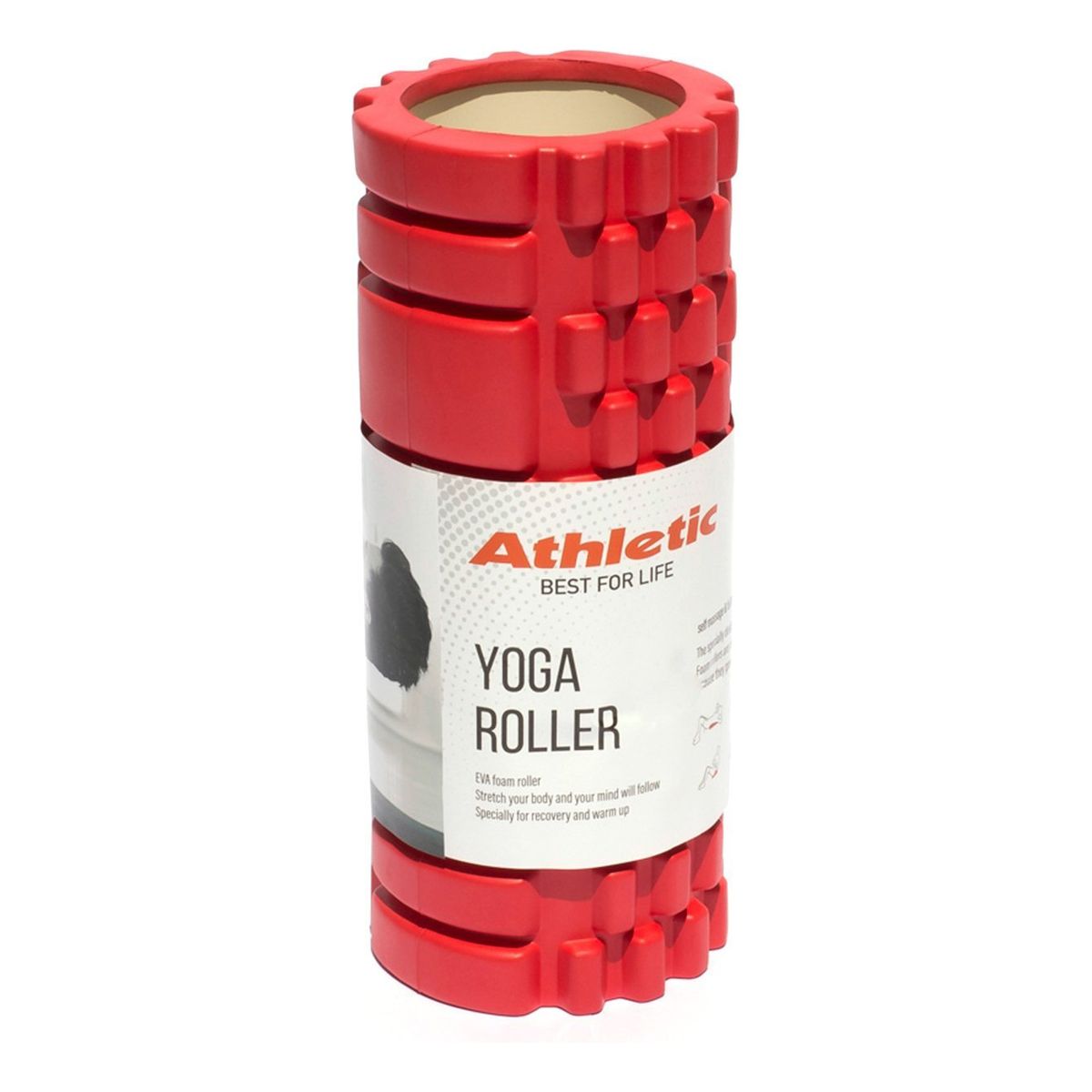 ATHLETIC - Rodillo De Yoga Elongación Athletic 14 X 33 Cm