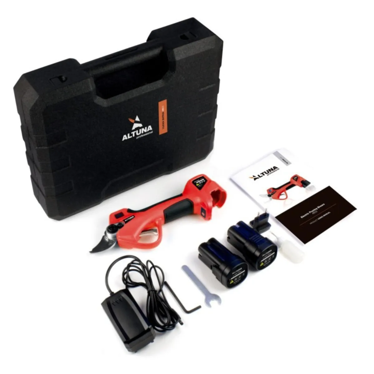 GENERICO - Tijera para podar eléctrica 32 mm + 2 Baterías Altuna