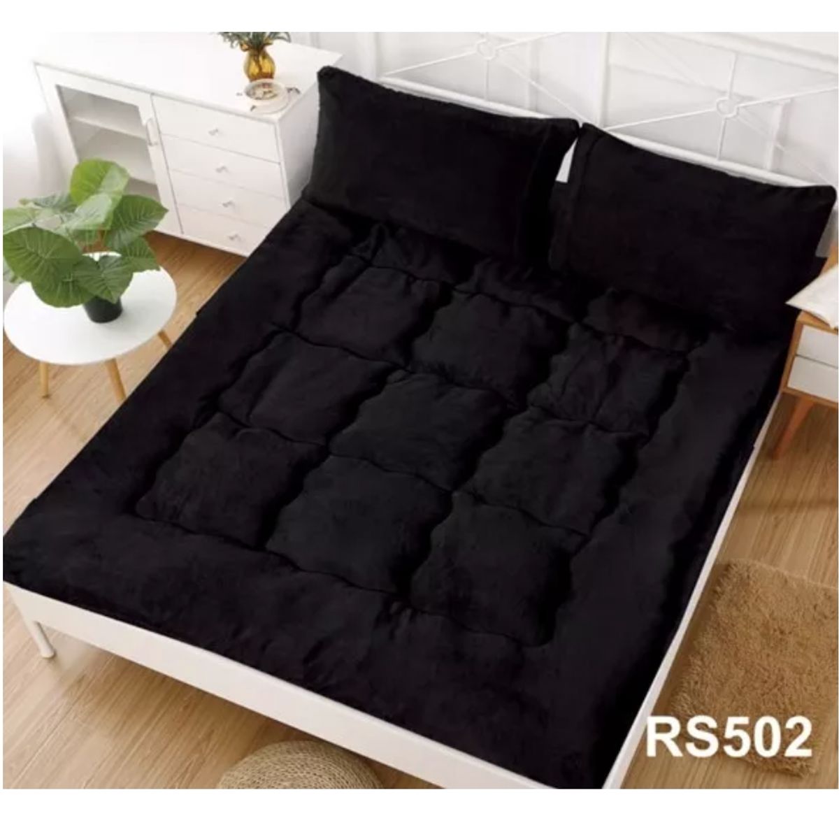 GENERICO - Cubre Colchon Acolchado Grueso Plaza Y Media