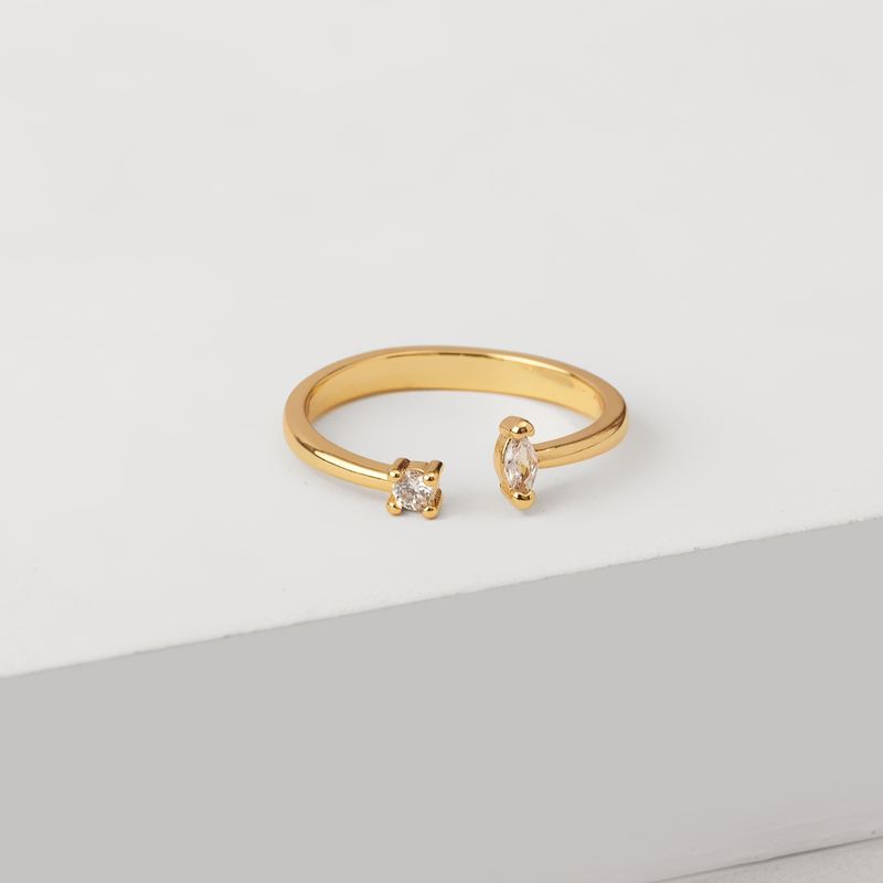 BY LAS CAYETANAS - Anillo gold EBRO