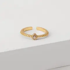 BY LAS CAYETANAS - Anillo gold SELMA