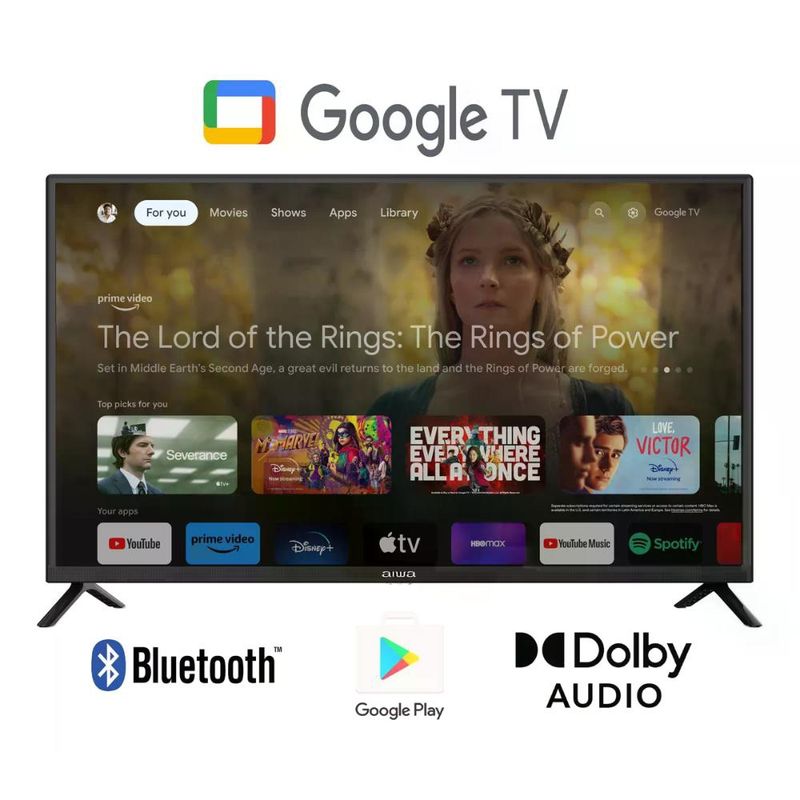 AIWA - Smart Tv Aiwa 32 Hd Bluetooth Sistema Google Tv