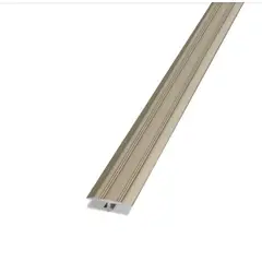 VERONA - Perfil T Aluminio Niquel Mate Para Pisos Vinilicos