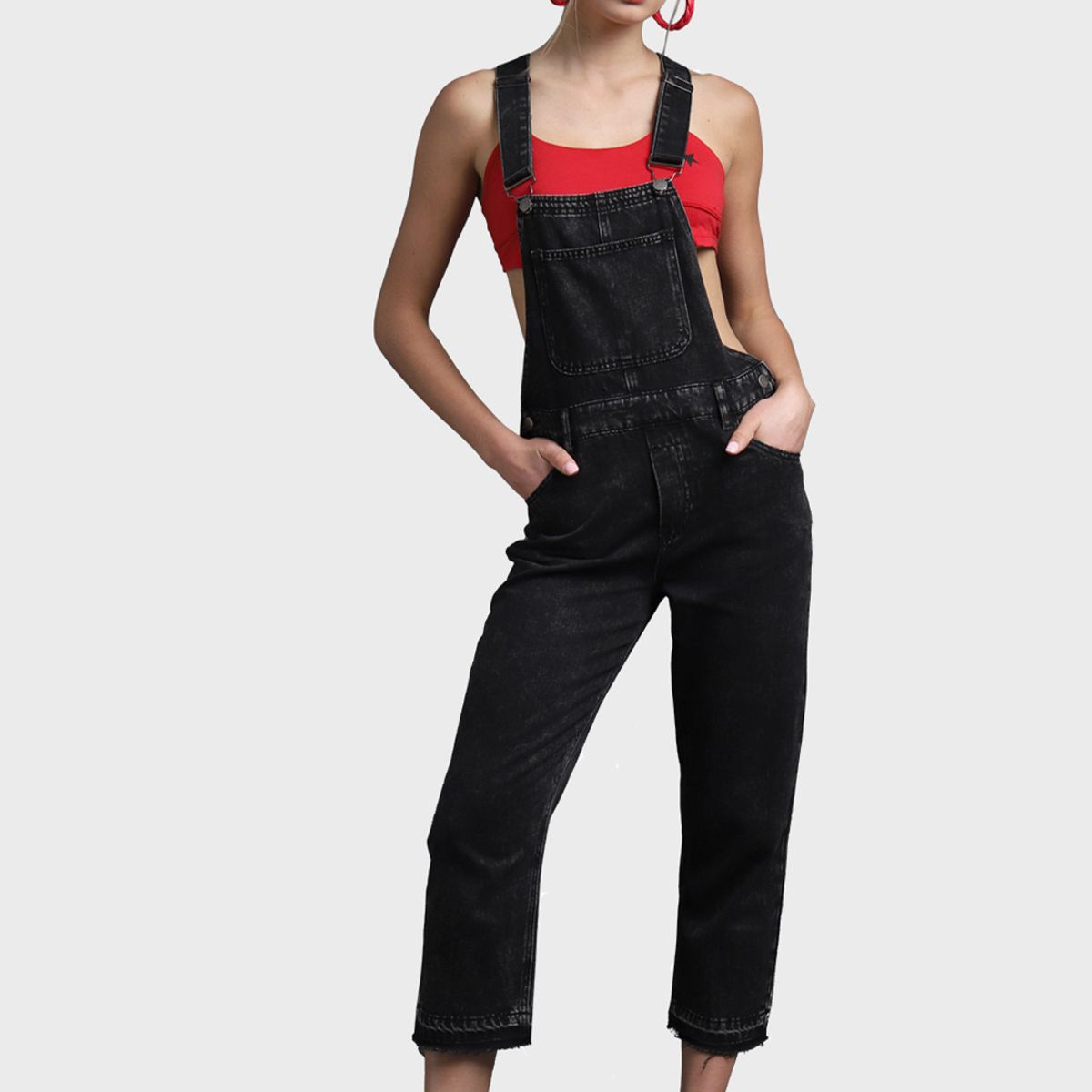SOVIET - Jardinera Denim Mujer Soviet SOVIET