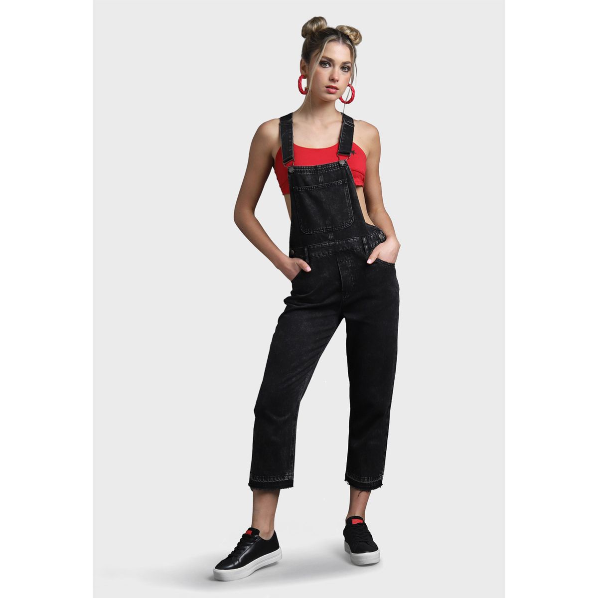 SOVIET - Jardinera Denim Mujer Soviet SOVIET