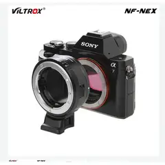 GENERICO - ADAPTADOR MONTURA VILTROX NF-NEX MANUAL LENTES NIKON EN CÁMARA SONY MONTURA E
