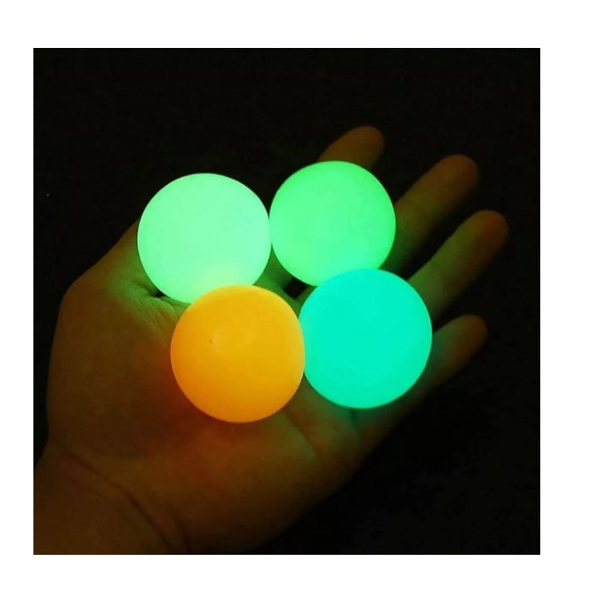 GENERICO - Bolas Fluorescentes Adhesivas Para Aliviar El Estrés