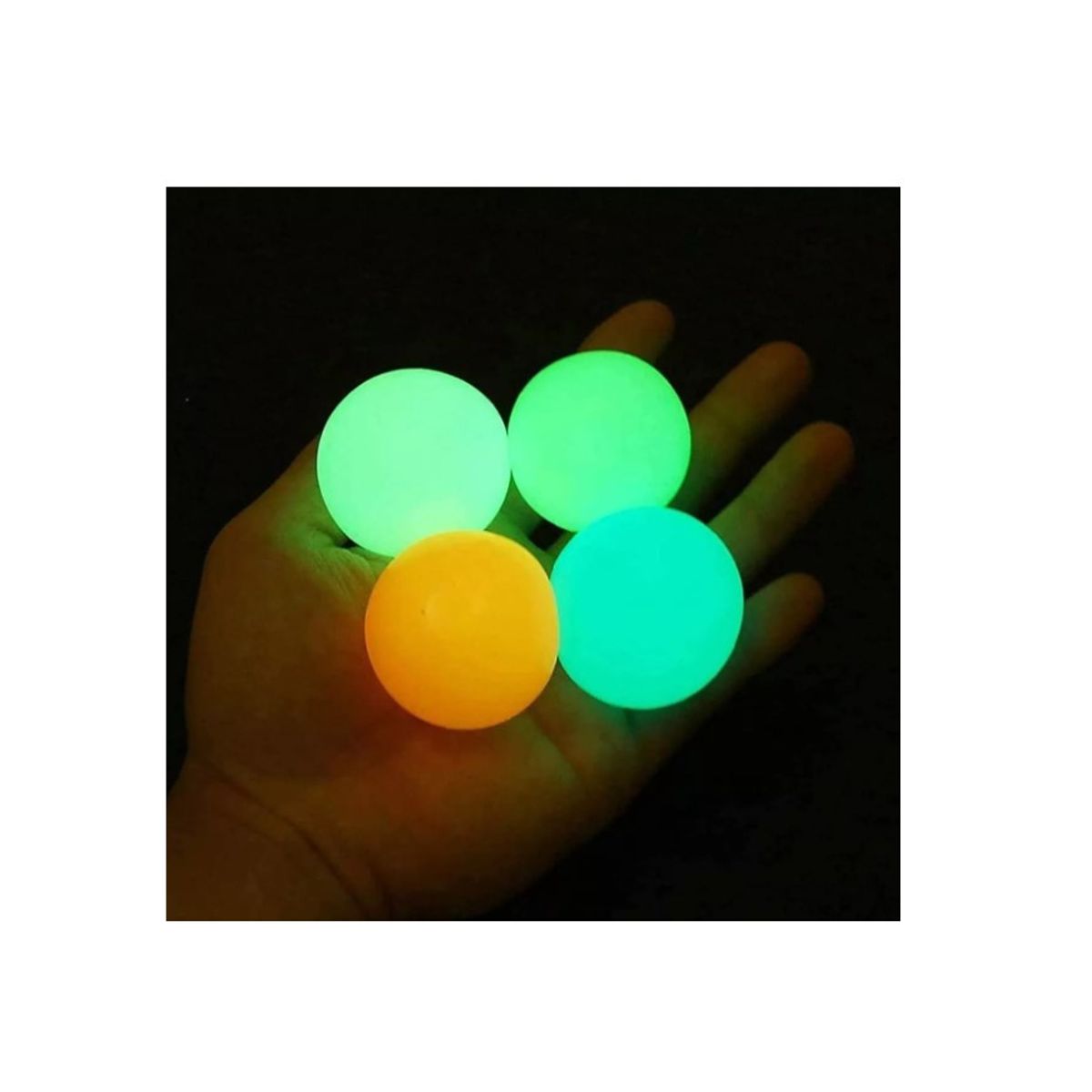 GENERICO - Bolas Fluorescentes Adhesivas Para Aliviar El Estrés