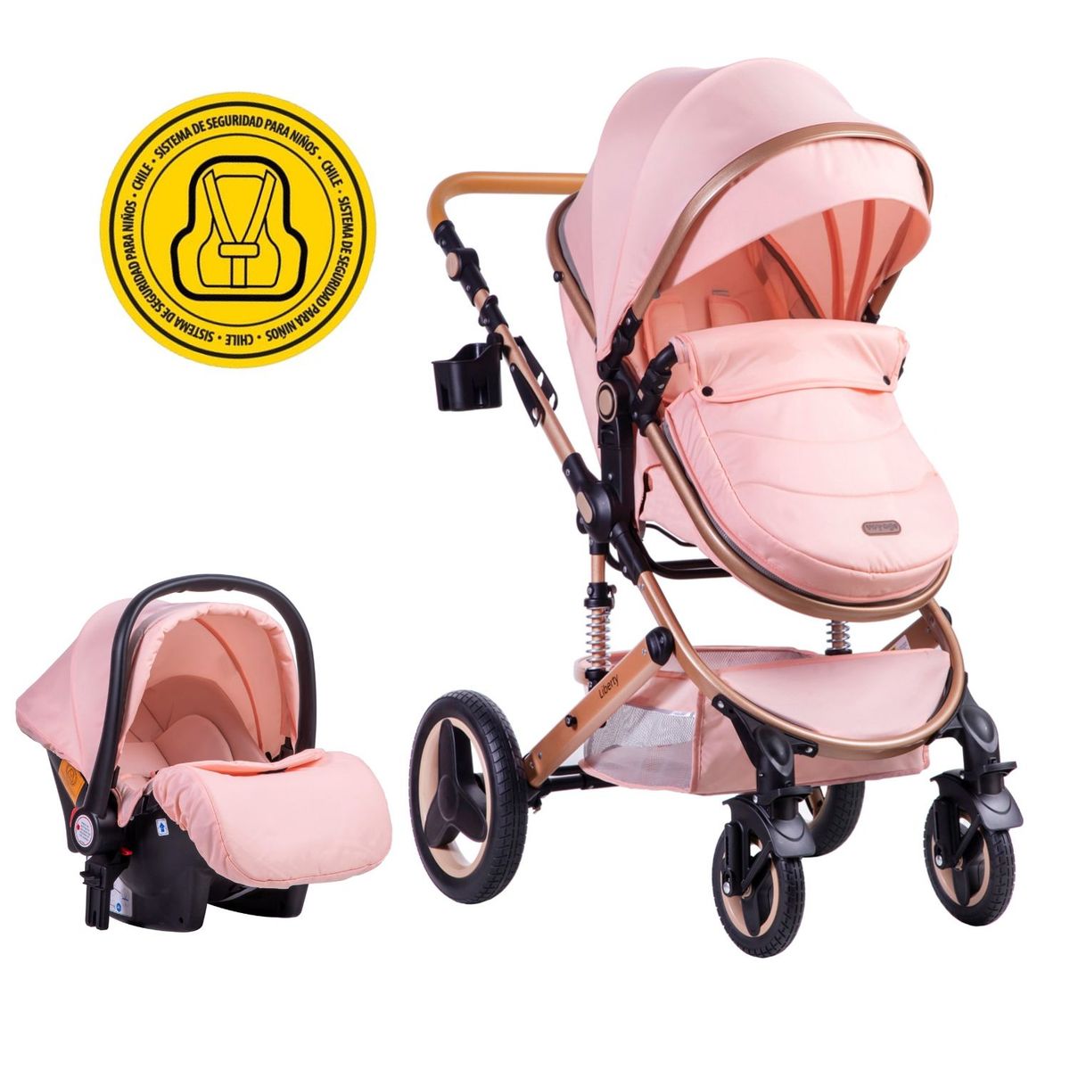 VOYAGE - Coche Travel System Liberty Pink