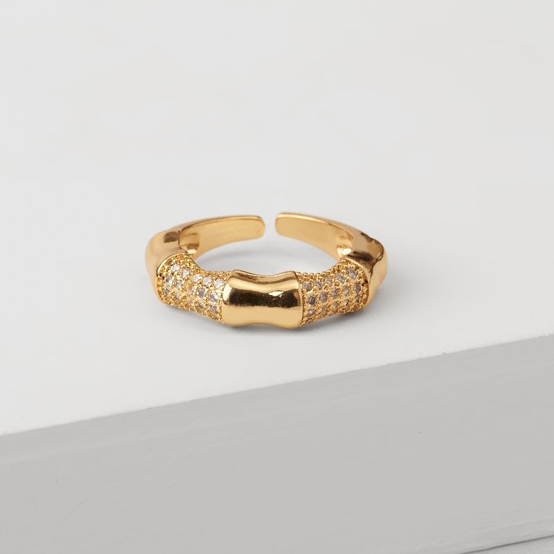 BY LAS CAYETANAS - Anillo gold MOSA