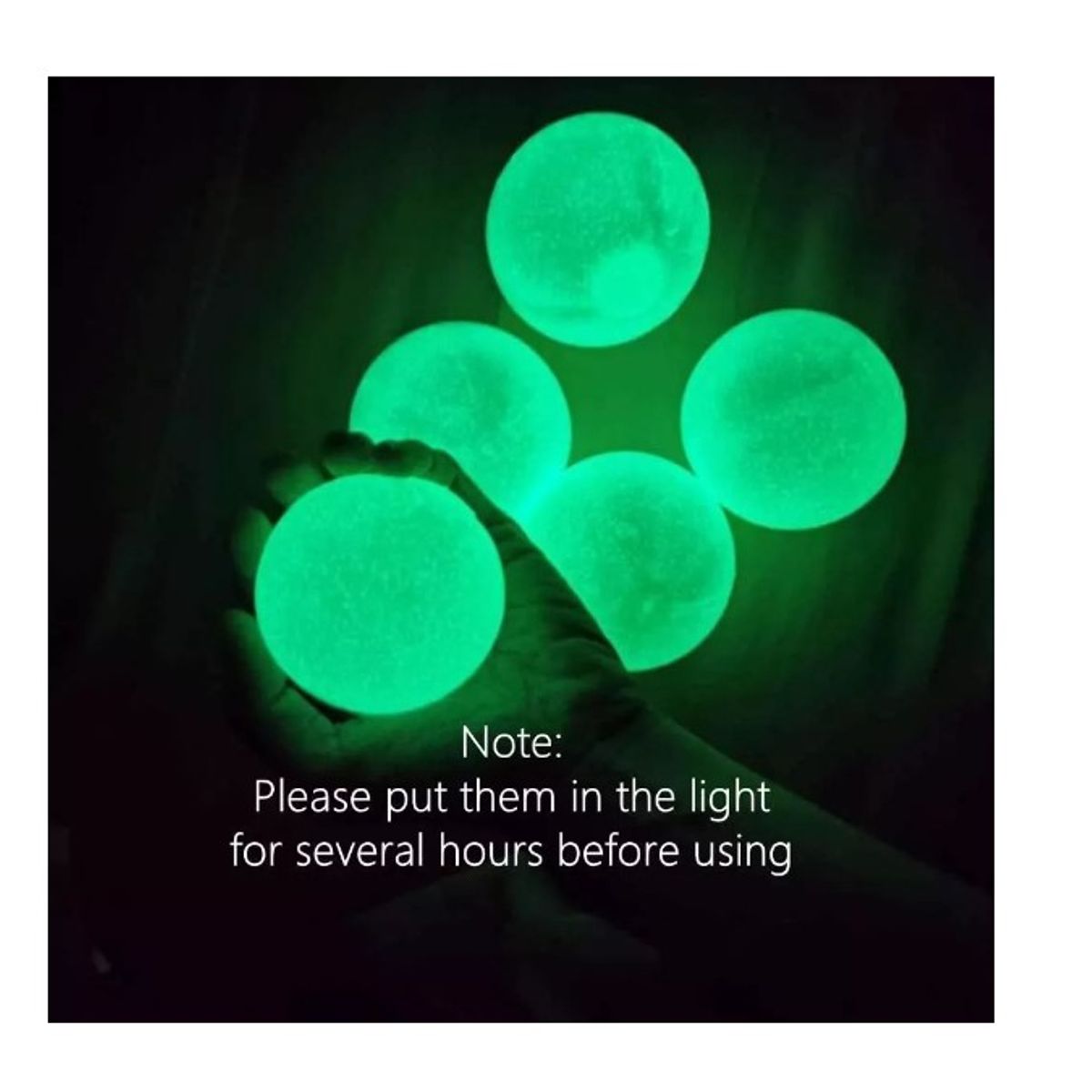 GENERICO - Pelotas Pegajosas Fluorescentes Juguete Niño 12 Pack